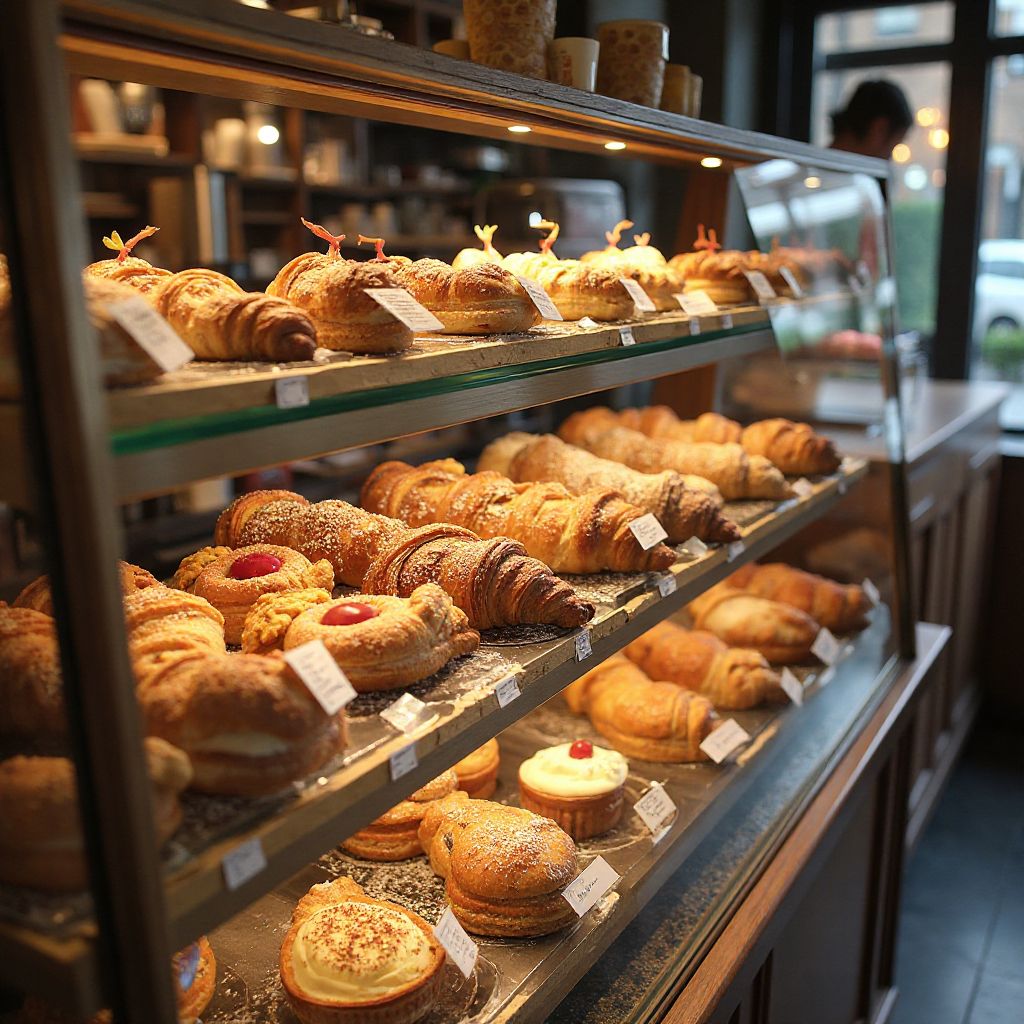 Fresh Pastries Display